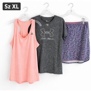 Reebok Under Armour Slazenger Women Activewear Lot XL Tank Tee Skort